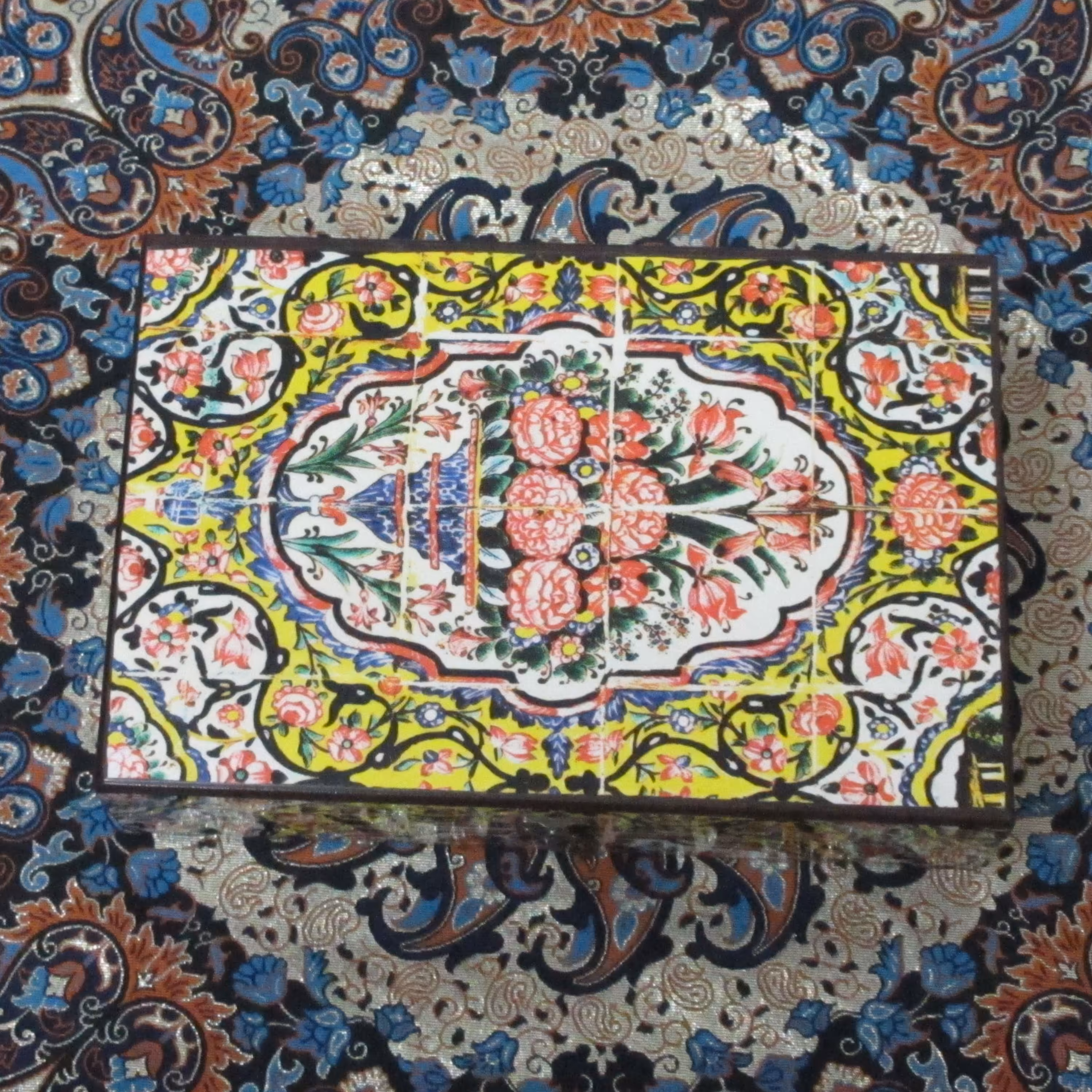 جعبه دمنوش سنتی ضد آب مستطیلی 20 در 30 طرح 4