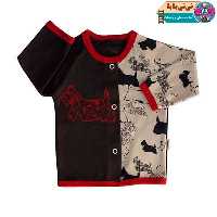 تونیک نوزادی آدمک مدل Dog Black