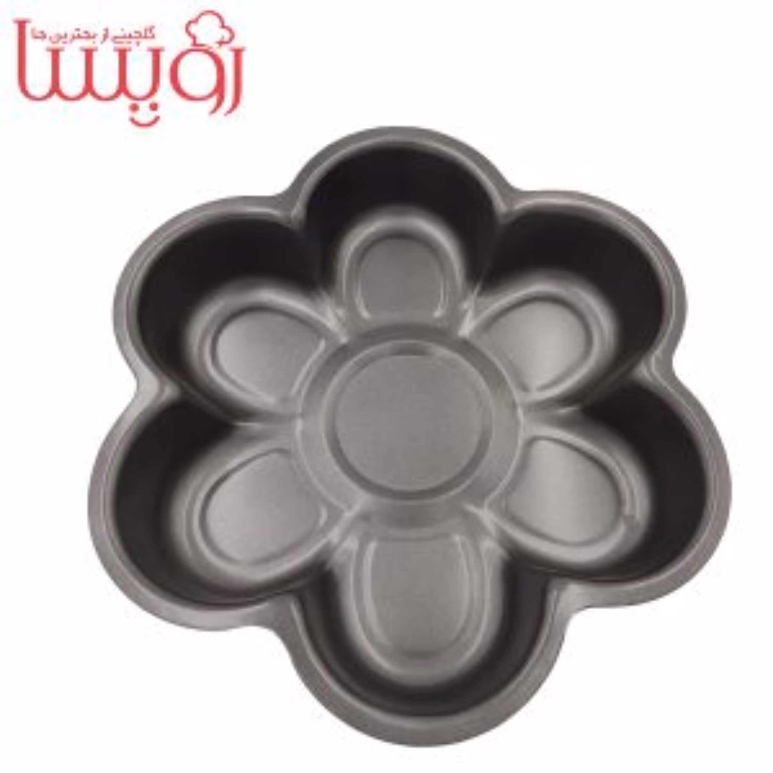 قالب تفلون 6 گل ساده