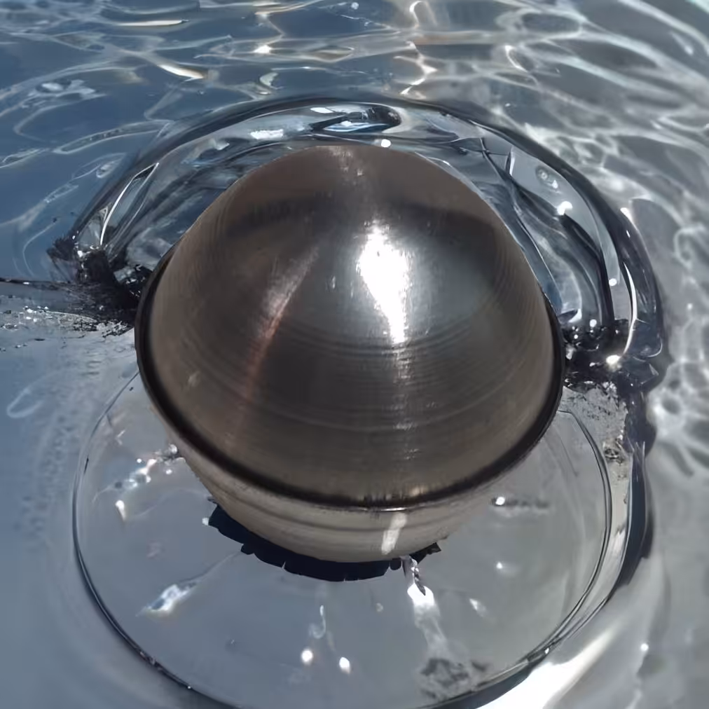 قالب شمع گوی فلزی قطر 6 سانت