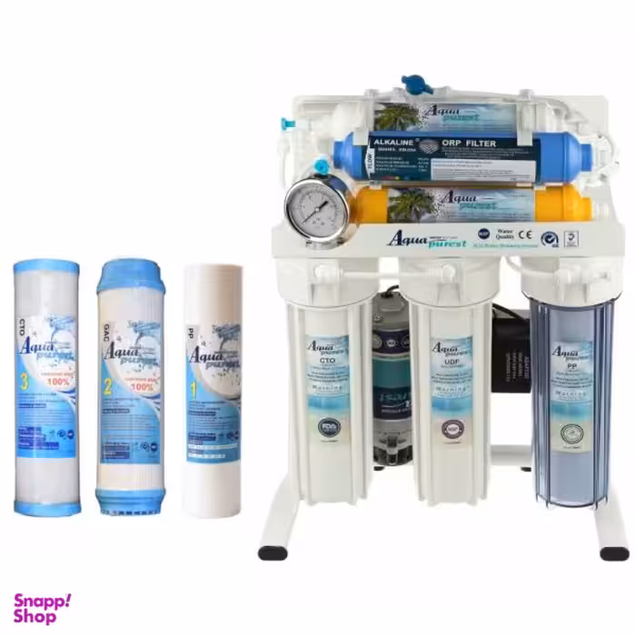 دستگاه تصفیه کننده آب آکوا پیورست مدل ORP-NEW08 + فیلتر بسته 3 عددی