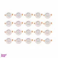 پنل ال ای دی 10 وات بالاستیران مدل گرد توکار بسته 20 عددی