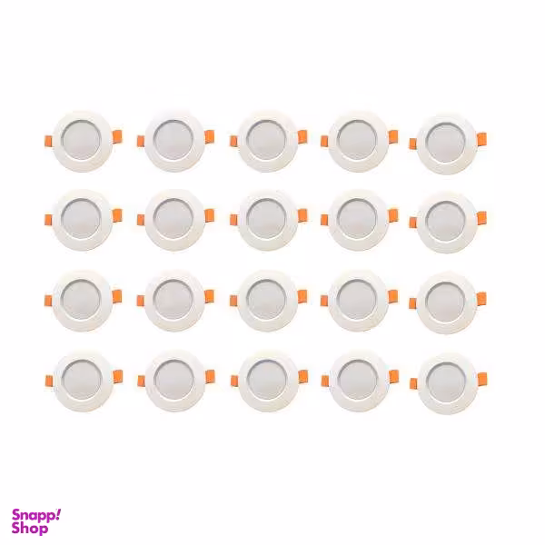 پنل ال ای دی 10 وات بالاستیران مدل گرد توکار بسته 20 عددی