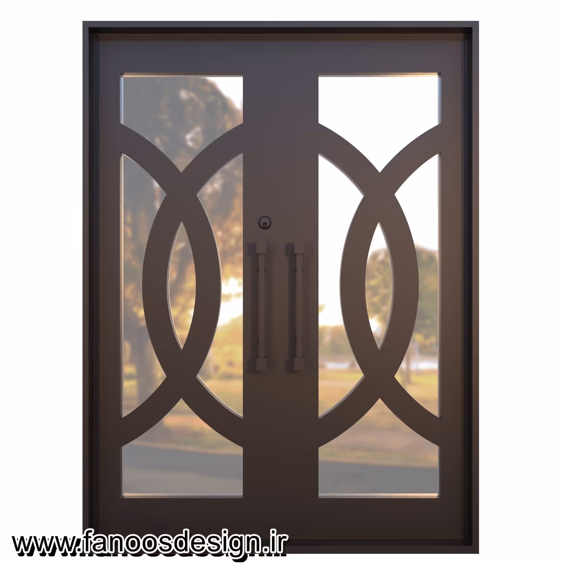 درب دولنگه لابی آهنی کد 30714