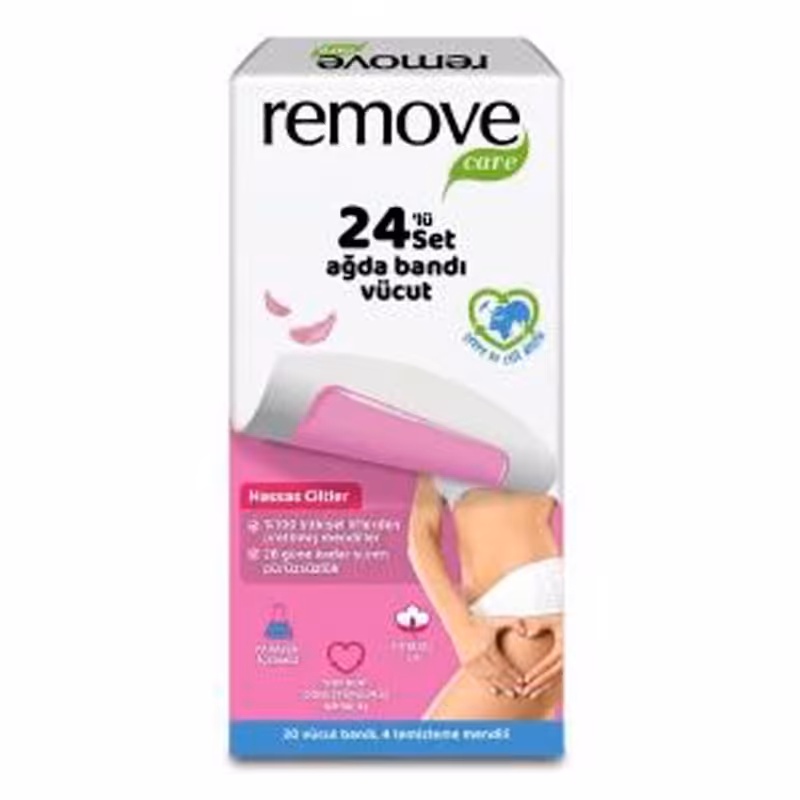 نوار موبر ریموو مخصوص اپیلاسیون صورت و بدن(24)عدد