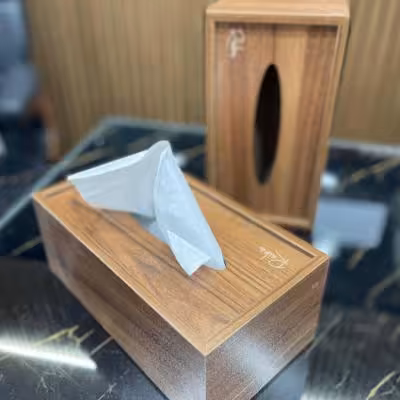 جا دستمالی تک چوبی