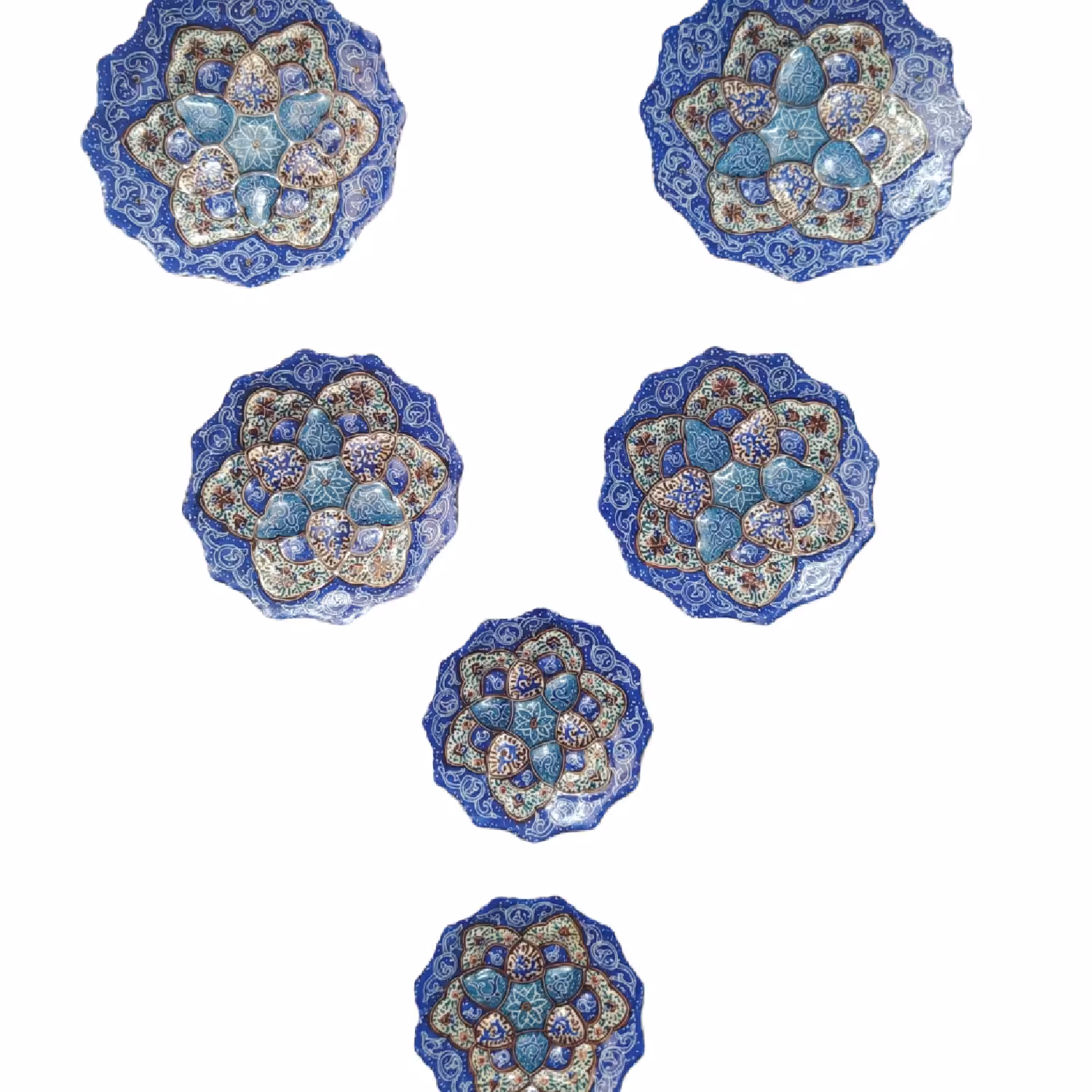 هفت سین 6 تیکه میناکاری