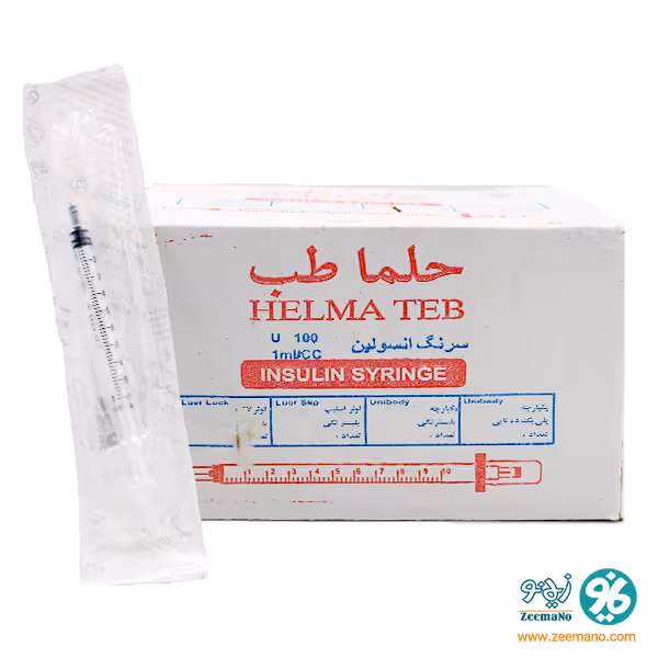 سرنگ انسولین لوئرلاک حلما طب گیج 27