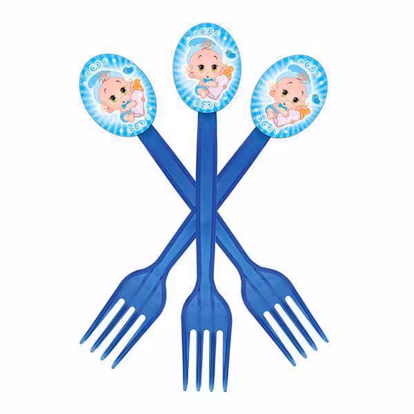 چنگال تم تولد بیبی پسر