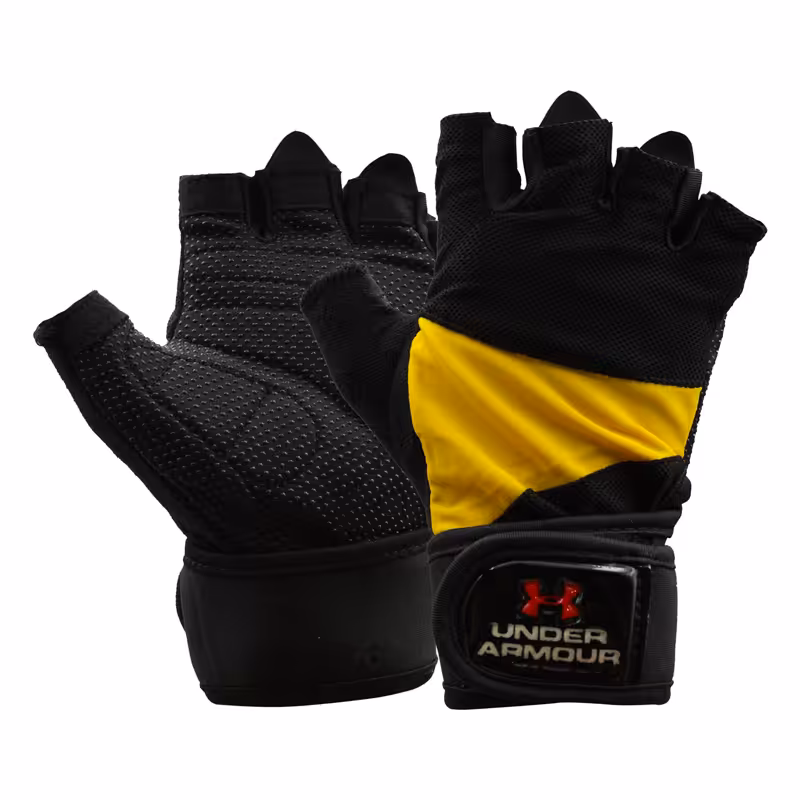 دستکش بدنسازی آندر آرمور مدل 403M0660 زرد