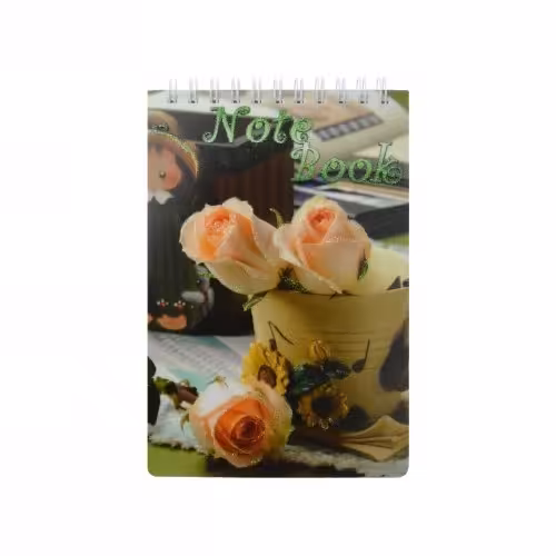 دفتر یادداشت فانتزی طرح دار پاپکو طرح 5