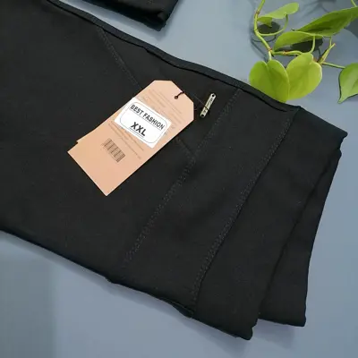 شلوار مشکی زنانه گلکسی پنبه با کیفیت تضمینی