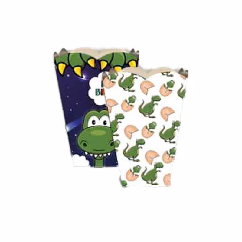 جعبه پاپ کورن تم تولد دایناسور