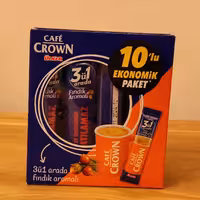 نسکافه کافه کرون فندقی فوری  خوش طعم 10 ساشه 18 گرمی محصول ترکیه 