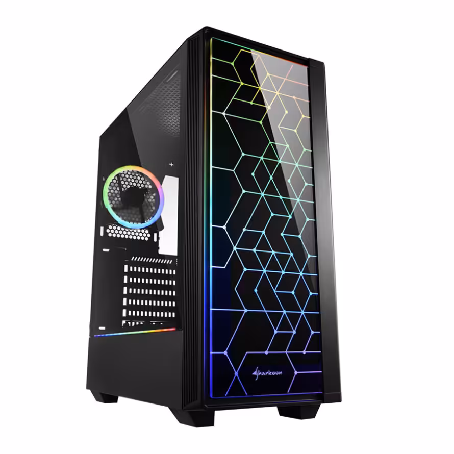 کیس گیمینگ شارکن RGB LIT 100