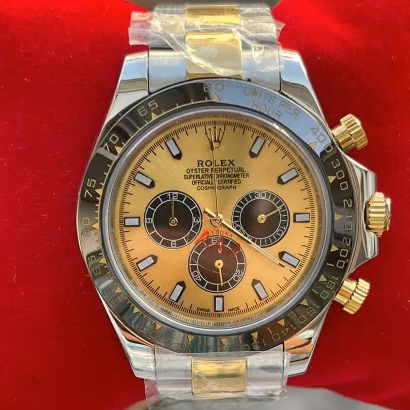 ساعت مردانه رولکس نقره‌ای و طلایی  Rolex Daytona