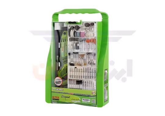 ست فرز انگشتی حکاکی257 پارچه سیلور silver