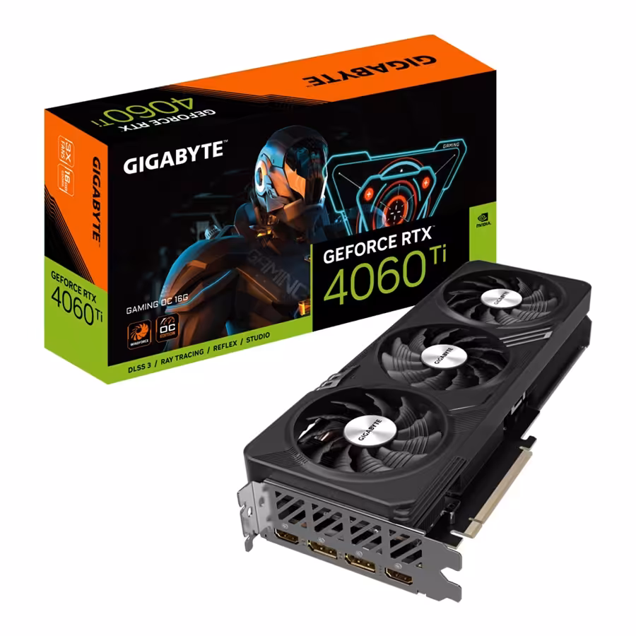 کارت گرافیک گیمینگ گیگابایت مدل GeForce RTX 4060 Ti GAMING OC 16G
