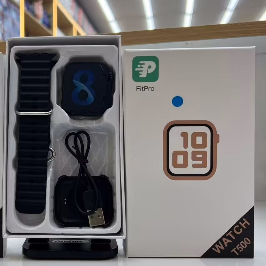 ساعت هوشمند t500  با بند جدید آوشن قیمت 385000تومان فروش به صورت تک و عمده