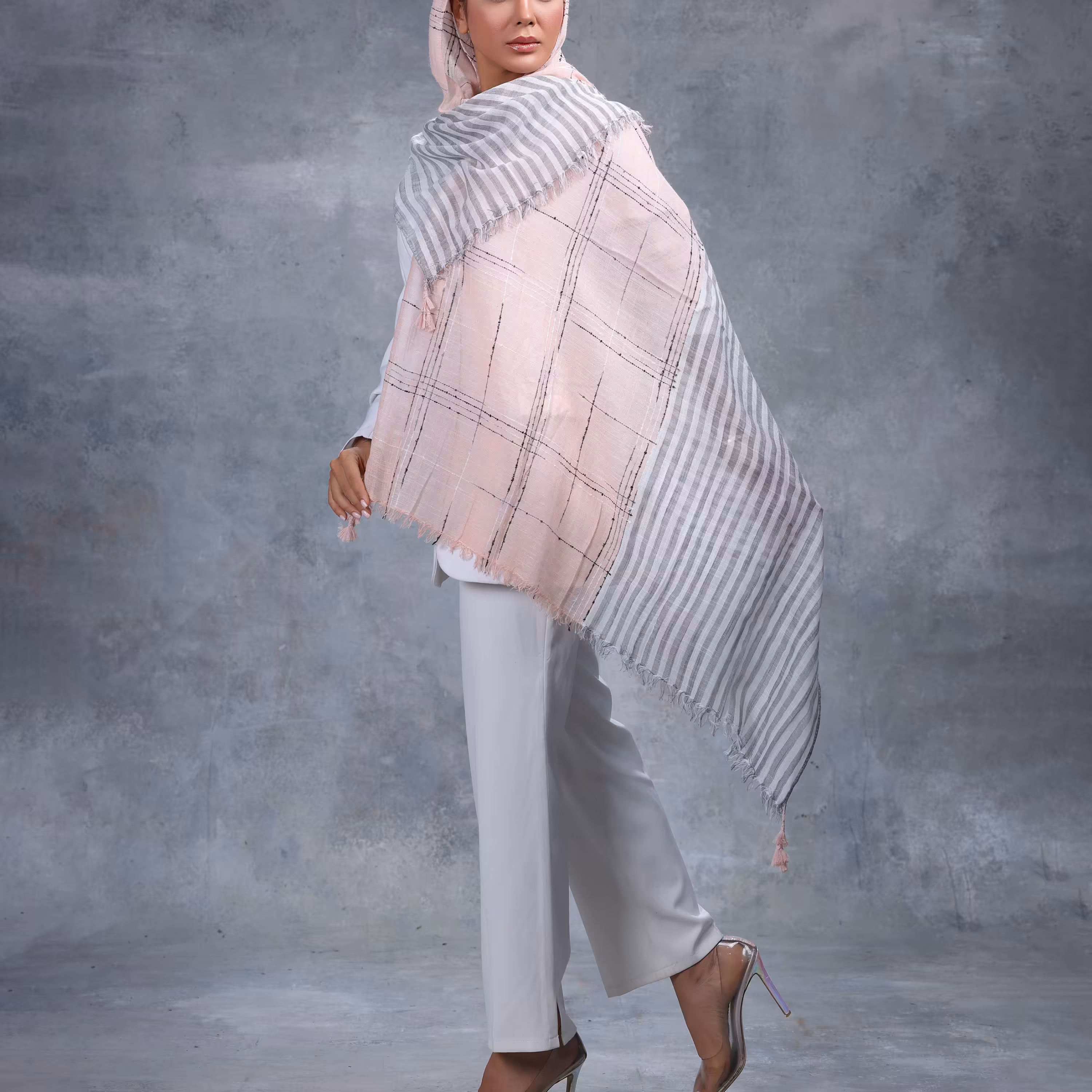 شال لینن وارداتی2