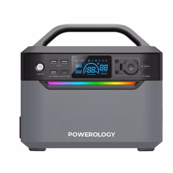 خرید و قیمت پاور ژنراتور برق قابل حمل Powerology مدل pp039 با ظرفیت 120000 میلی‌آمپر ساعت - کی ام کالا