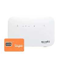 مودم 4G/TD-LTE سپنتا مدل TF-I60 S1 به همراه 80 گیگ شش ماهه