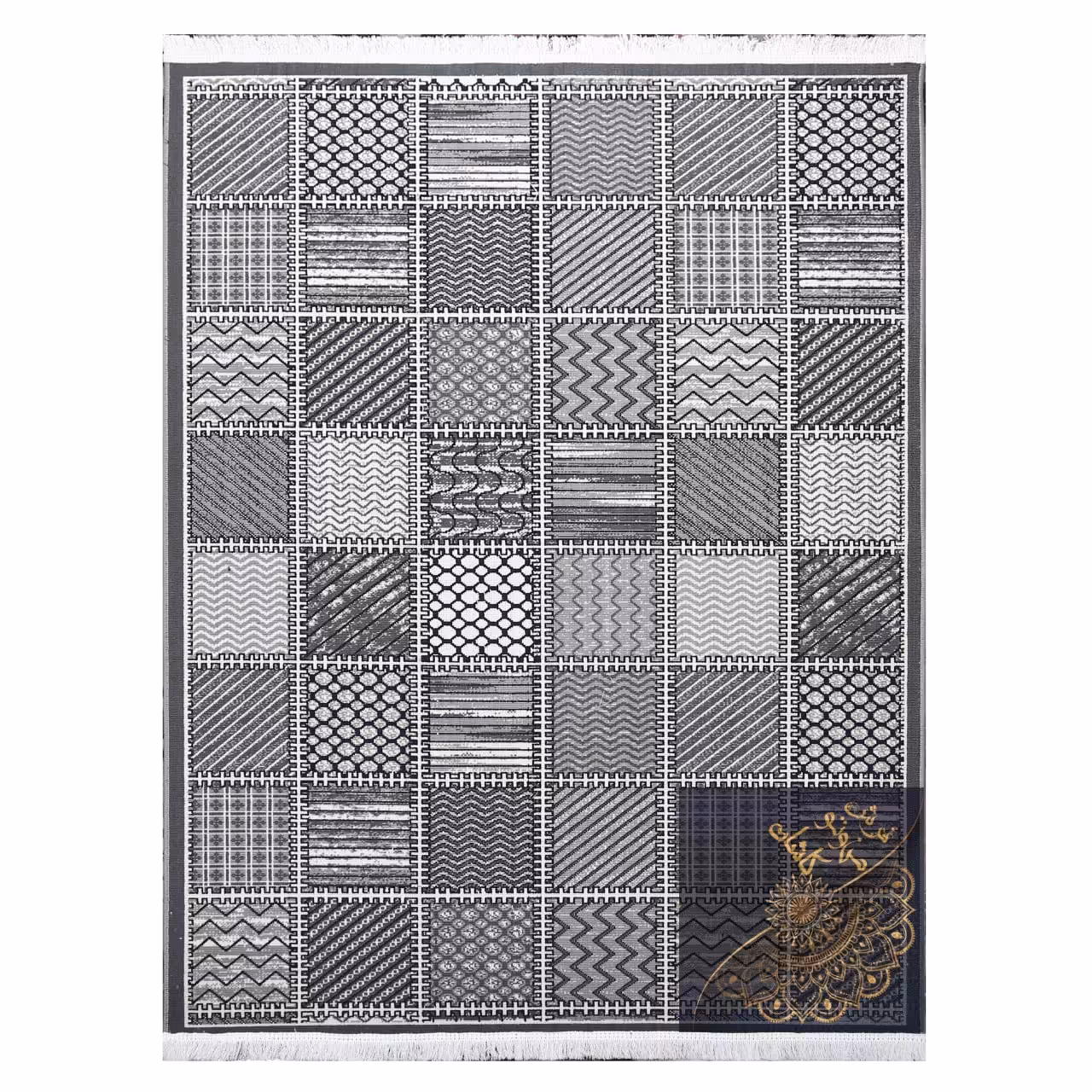 گلیم  ماشینی  مدل کد 206 سایز (1.5در 2.25چهارمتری) 6 رنگ