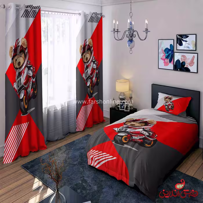 روتختی خرس و موتور مسابقه کد 15553