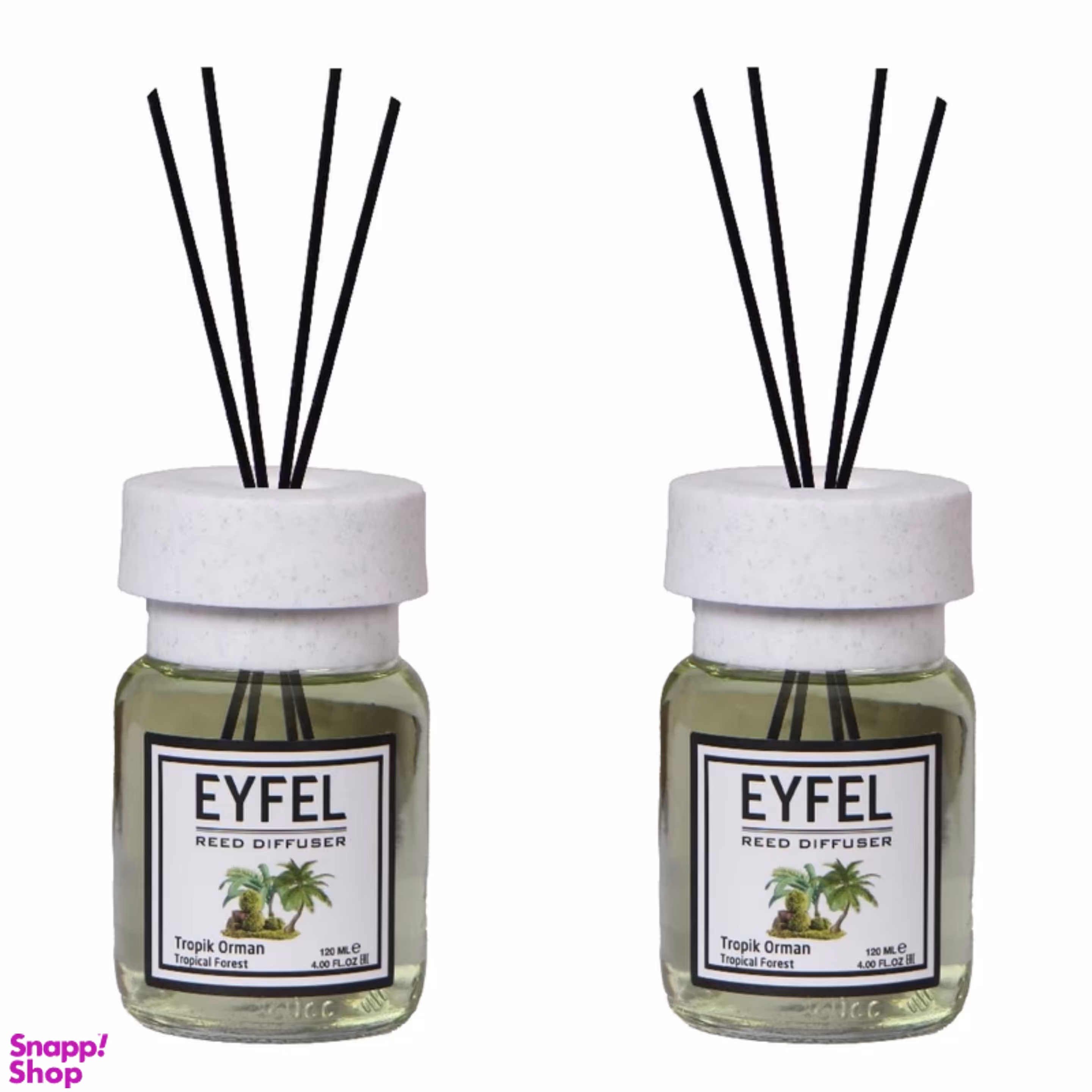 خوشبو کننده هوا ایفل مدل جنگل حجم 120 میلی لیتر مجموعه 2 عددی