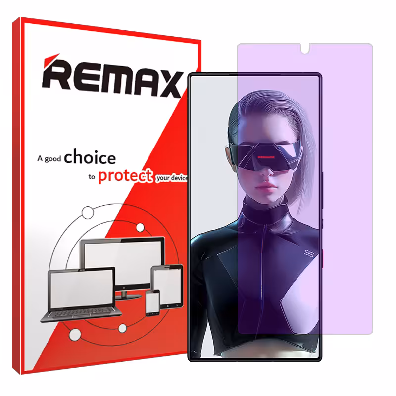 گلس زد تی ای nubia Red Magic 9S Pro  مدل هیدروژلی آنتی پرپل برند ریمکس کد S