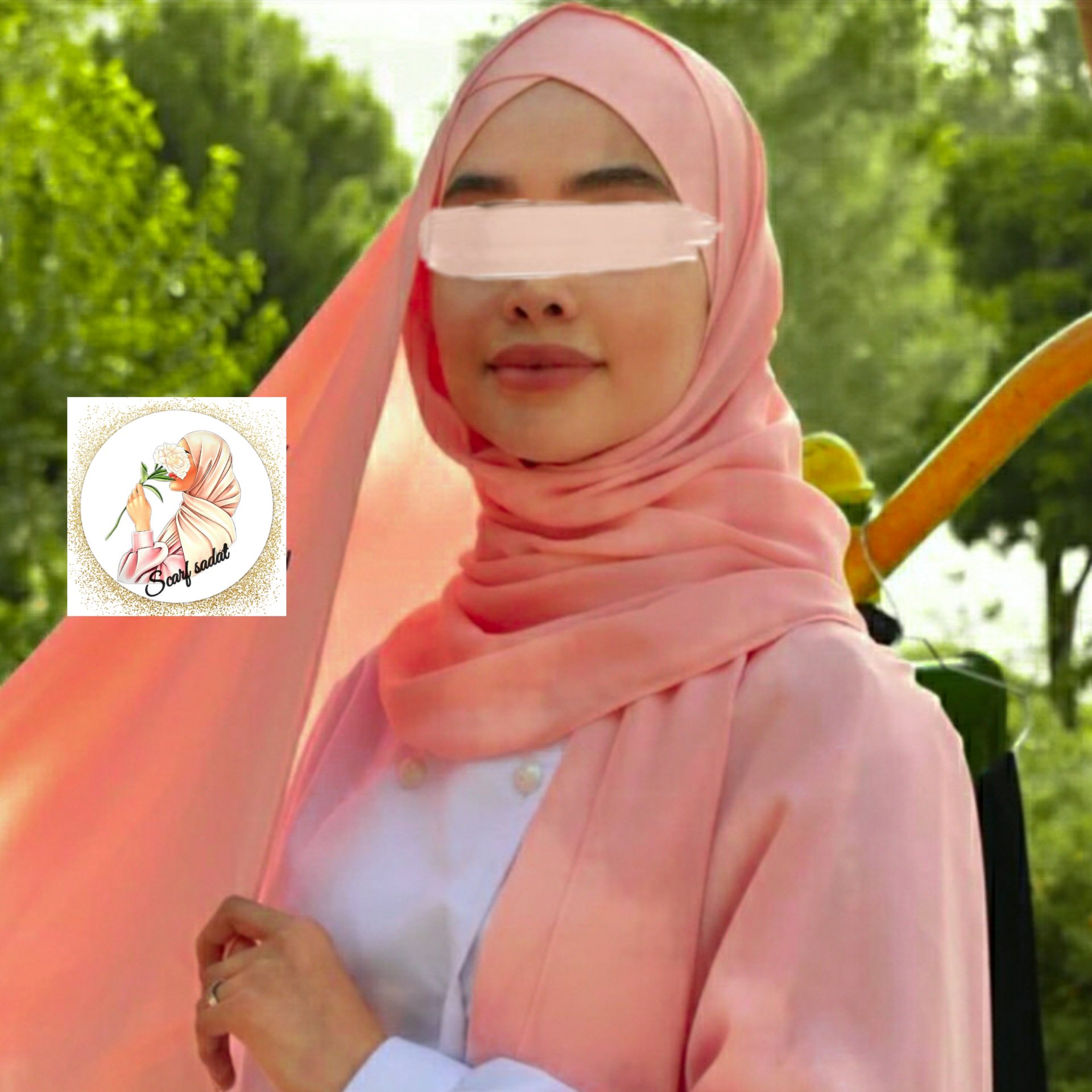 هد و شال متصل گلبهی