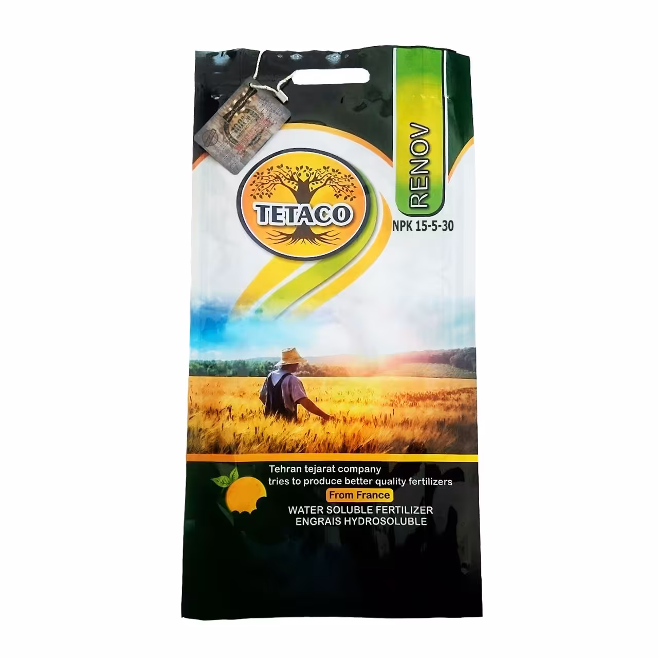 کود RENOV-NPK15-5-30 تتاکو وزن 5 کیلوگرم