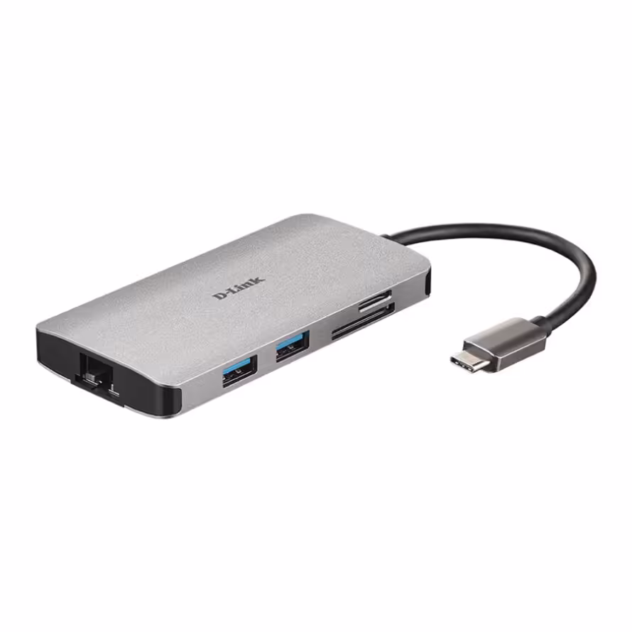 هاب مبدل 8 پورت USB Type-C دیلینک DUB-M810