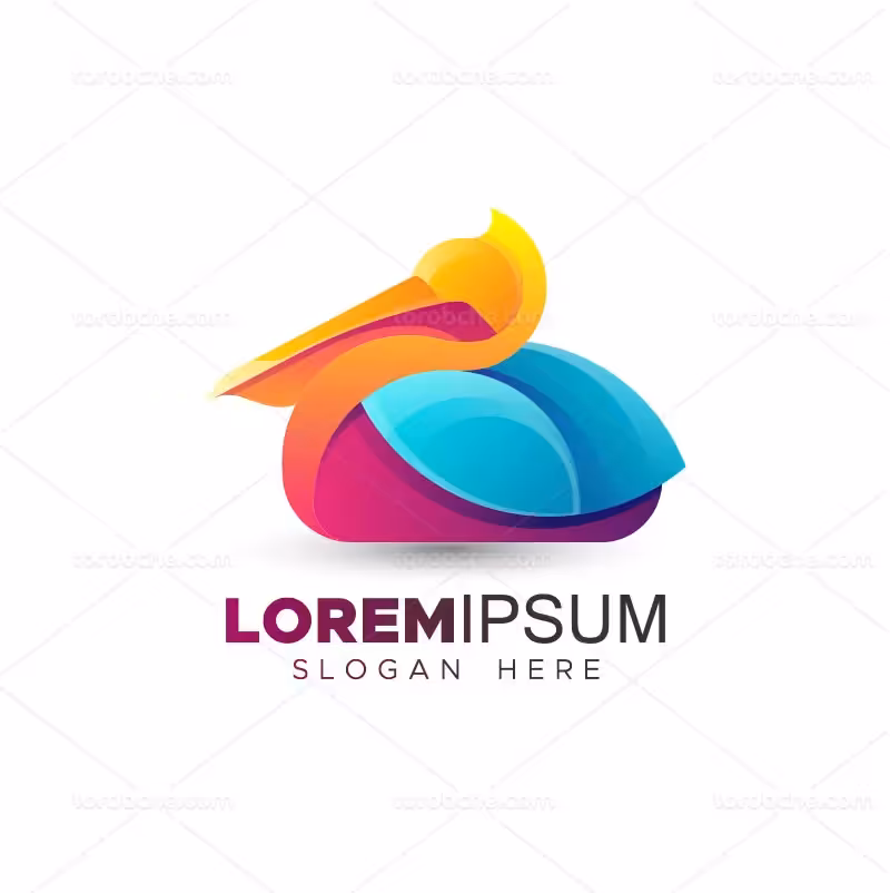 وکتور لوگو پلیکان | گرافیک با طعم تربچه