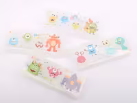 جامدادی کتابی شفاف 2 طرفه طرح میکروب