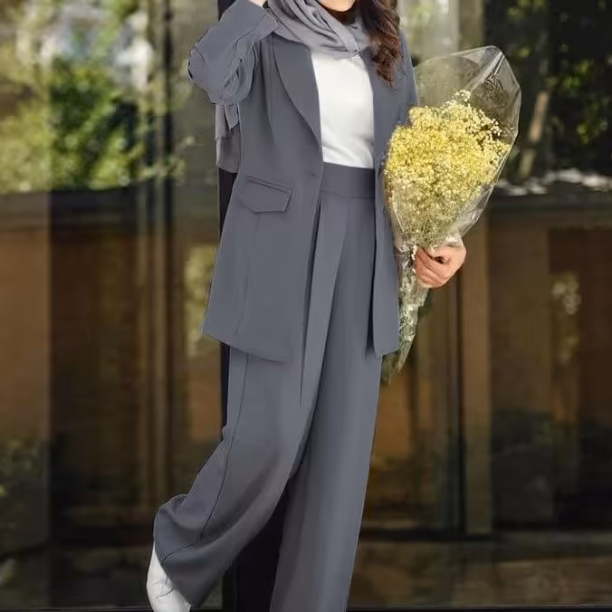 کت شلوار تک دکمه