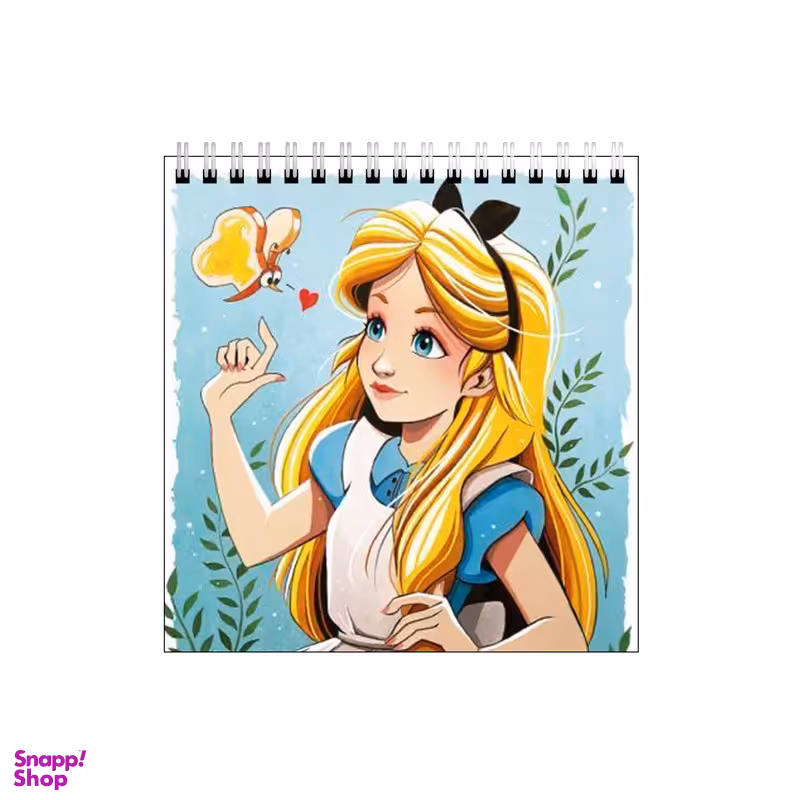 دفتر طراحی 60 برگ طرح آلیس در سرزمین عجایب کد 4408355