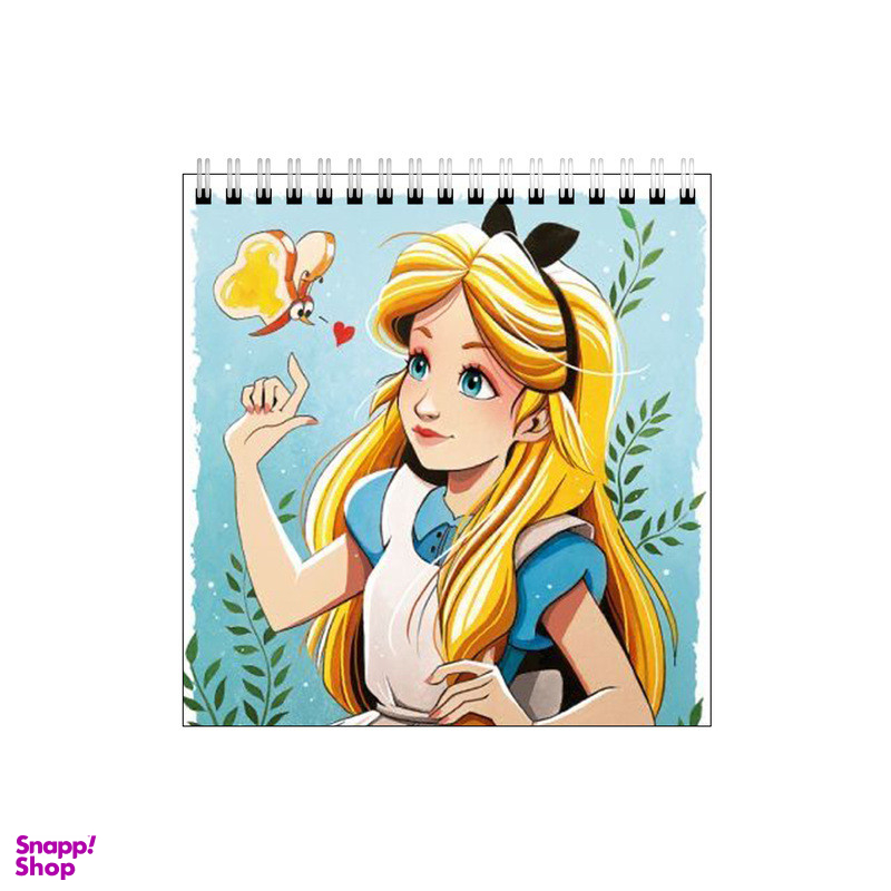 دفتر طراحی 60 برگ طرح آلیس در سرزمین عجایب کد 4408355