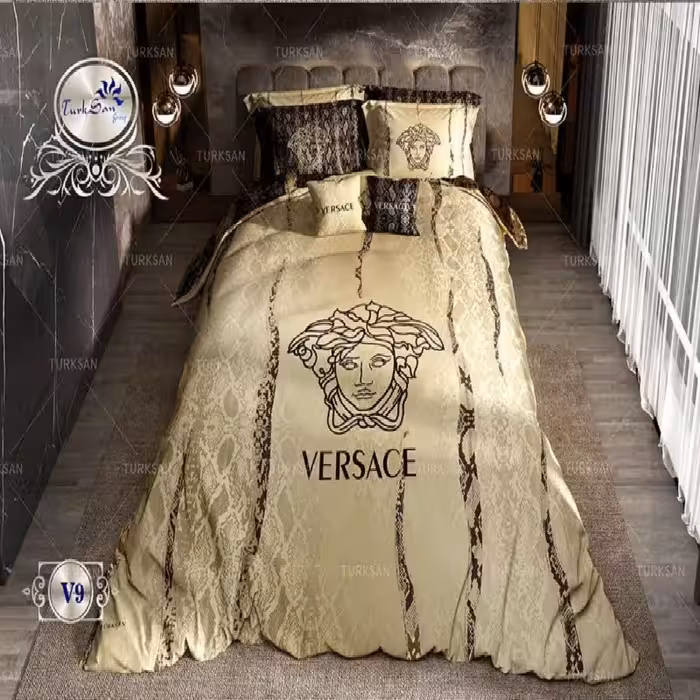 سرویس روتختی مخمل ترکسان کد V-9 دونفره 8 تکه