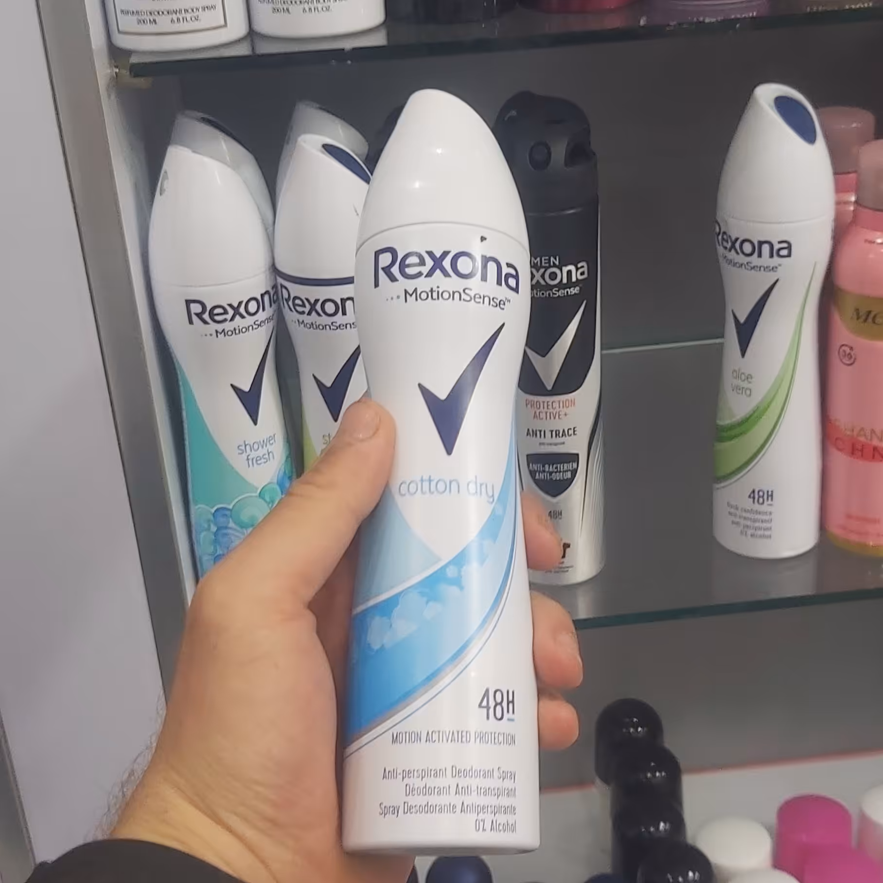 اسپری زنانه رکسونا مدل cotton dry