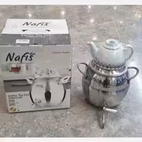 کتری قوری استیل شیردار کف چدن برند نفیس مدل رولکس