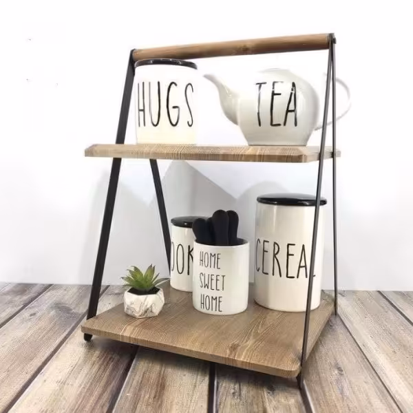 استند2طبقه چوبی