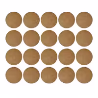 اسلایس چوبی مدل دایره خام 9 مجموعه 20 عددی