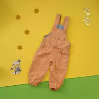 شلوار پیشبندی اسپرت دخترانه و پسرانه جنس کتان در دو رنگ ( سایز 40 و 60 )