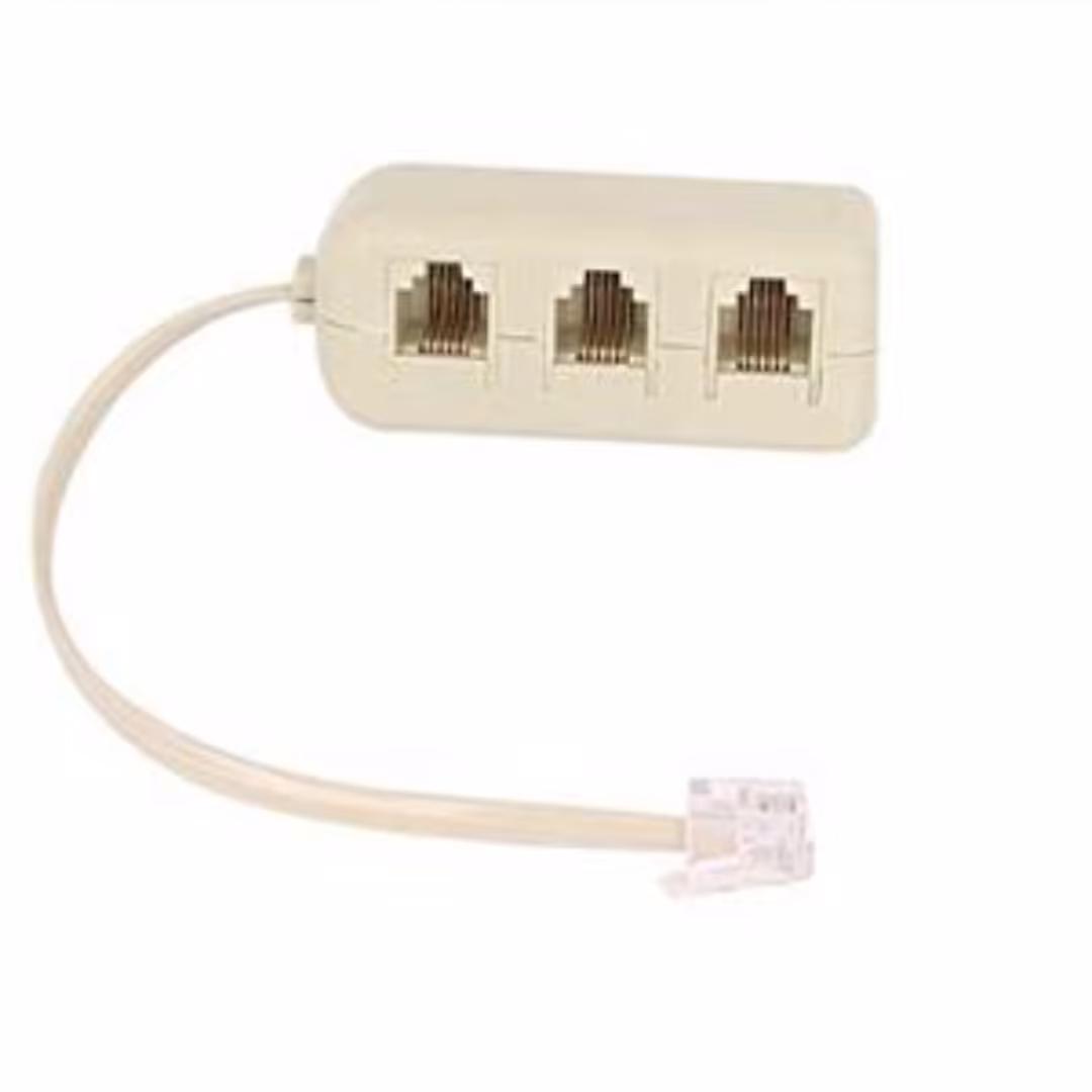 تبدیل یک به سه سوکت تلفن