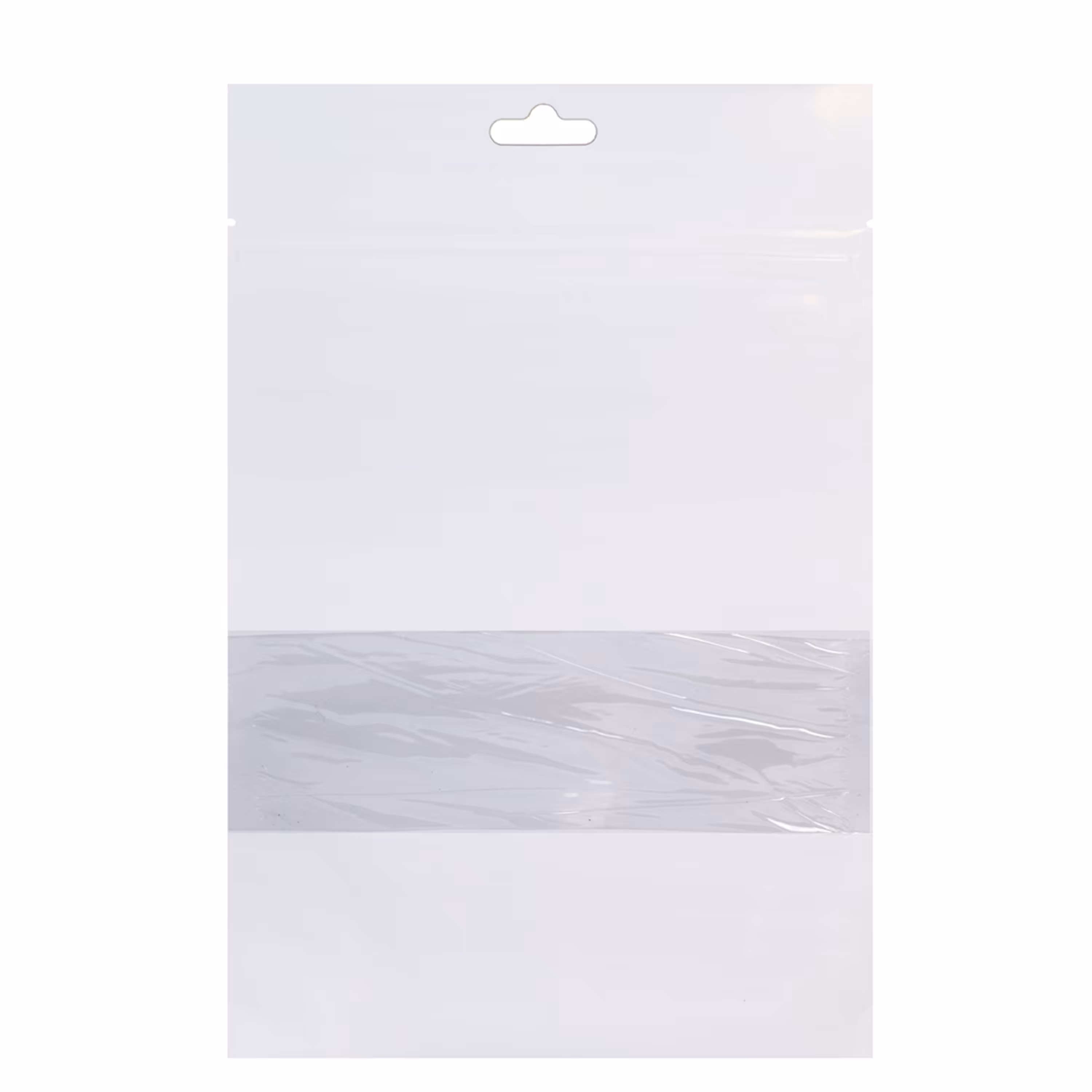 کیسه زیپ دار سفید پنجره دار 28 در 18 بسته 30 عددی