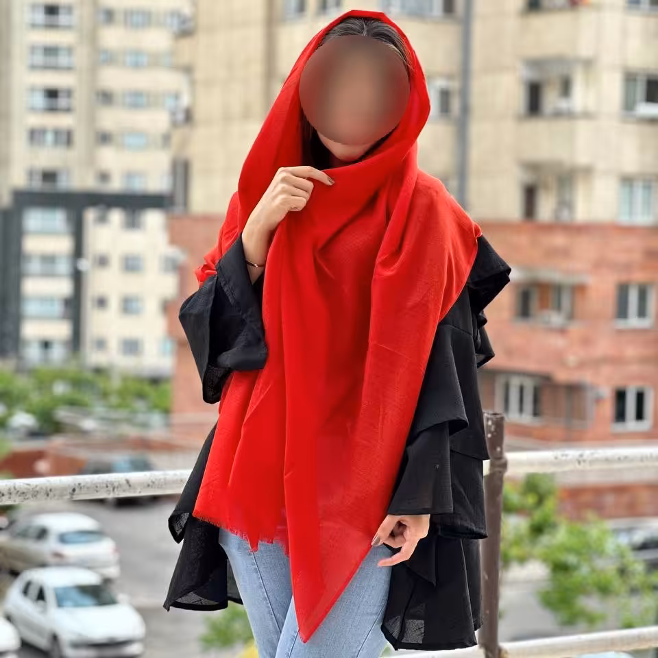 شال تک رنگ نخی اعلا چهارفصل کیفیت عالی