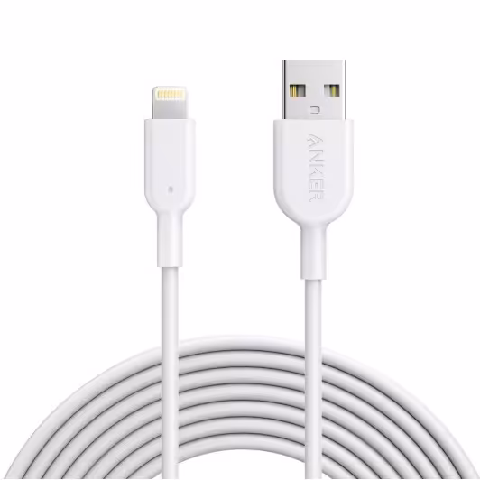 کابل تبدیل USB به لایتنینگ انکر مدل A8434H21 PowerLine DURA II طول 3 متر