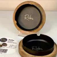 زیر سیگاری چوبی فلزی RAIKA