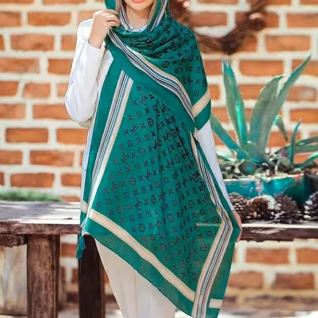 شال نخ پنبه ال وی